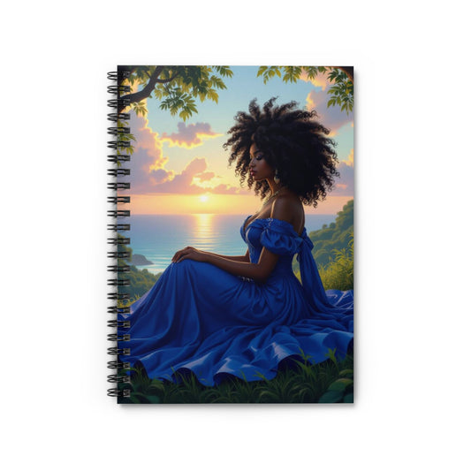 Nature Lover's Serene Reflection Spiral Journal